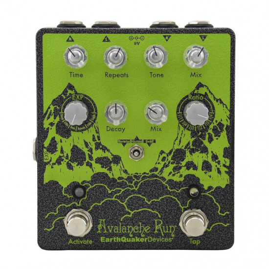 Earthquaker devices avalanche run v2 online delay and reverb pedal